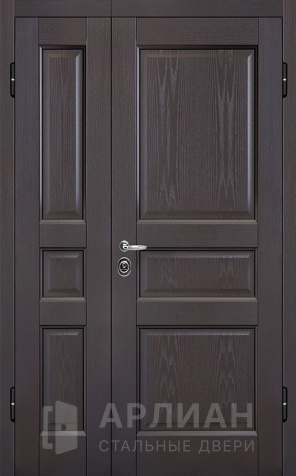 Фото «Дверь двухстворчатая металлическая стальная с фрамугой №5»