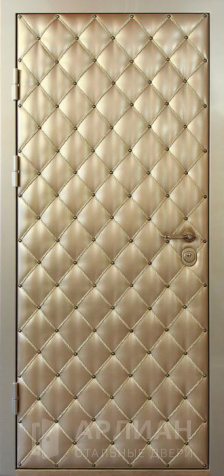 Фото №2 «Дверь премиум с отделкой винилискожей дутая №27»